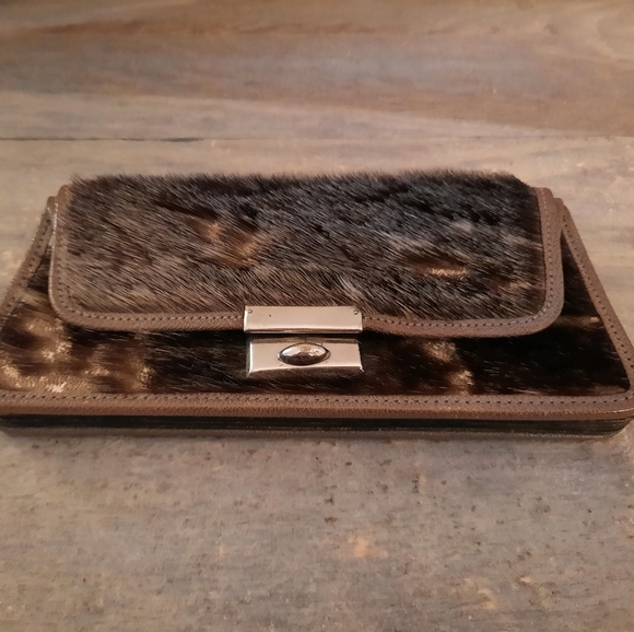 Vintage Seal Fur Wallet - Dark Brown - Picture 2 of 10